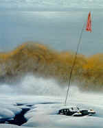 "End of a journey". 1990. 72*52. Sazhayev Family property.