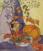 Still life with Ripening Pepper. MDF, oil. 5161. 1998.